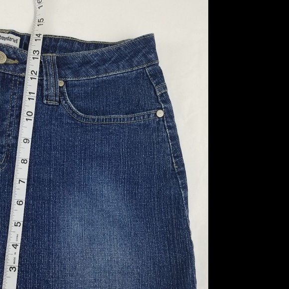 Jean Skirt 9 Denim Stretch Light Wash - Picture 5 of 6